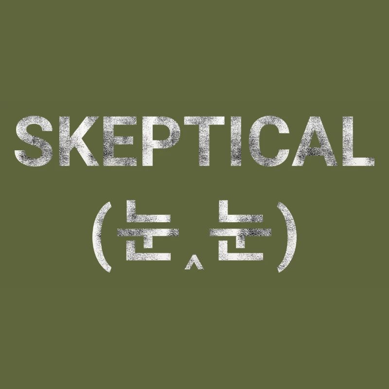 Skeptical Emoji text