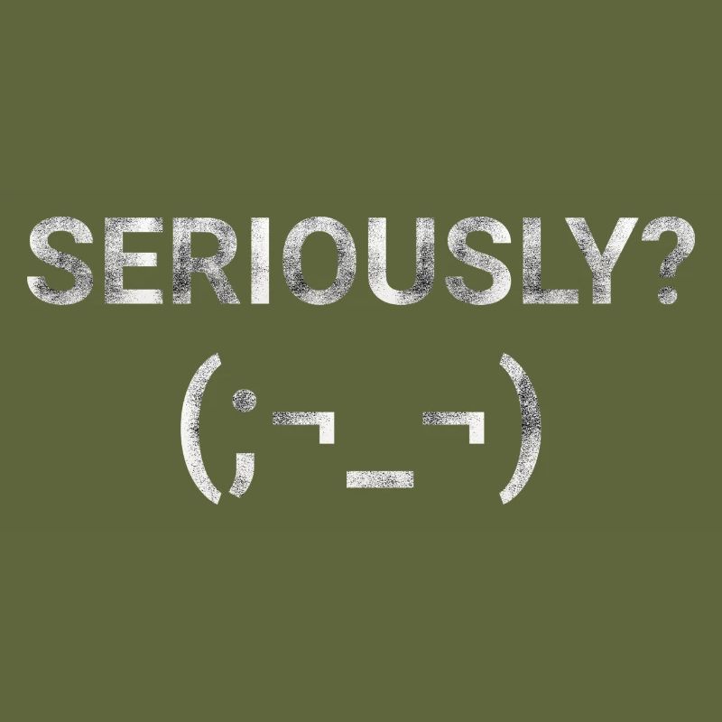 Seriously Emoji text