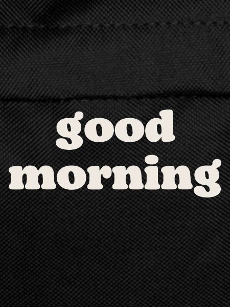 Good morning