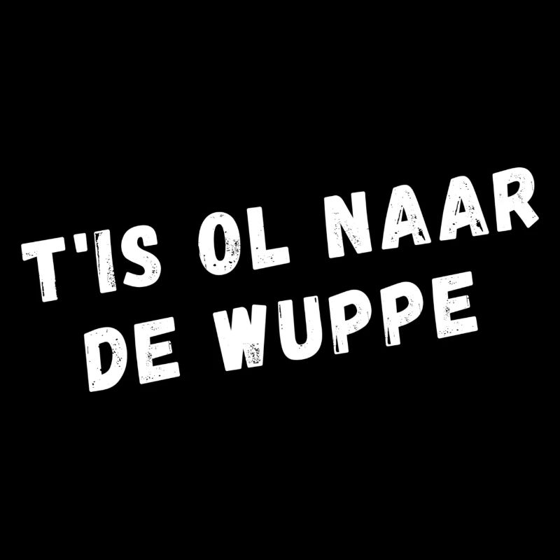 Westflämisches Dialekthemd. Es ist der alte Wuppe