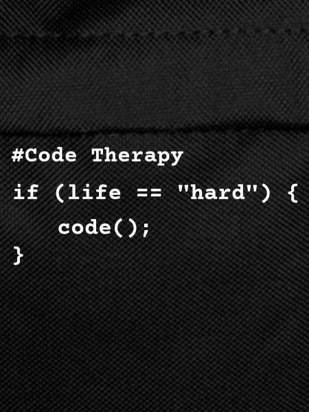 Code Therapy – Funny Programming T-Shirt