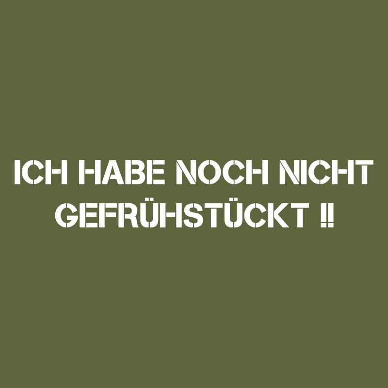 Frühstück Lustiger Spruch
