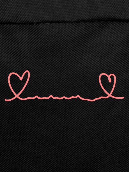 Two Hearts Heart Line Pink