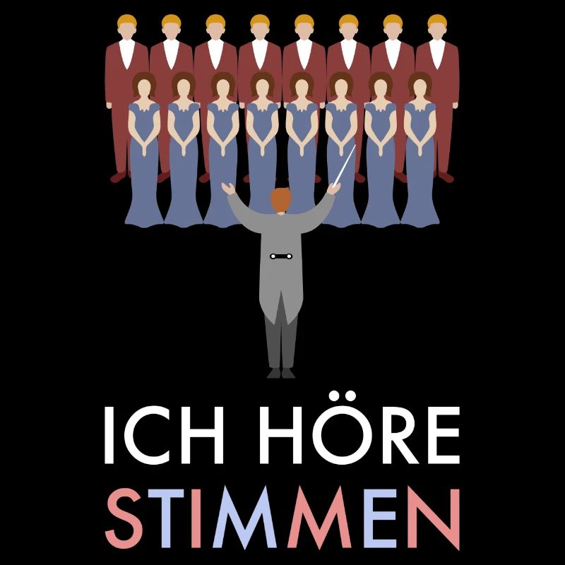 Ich höre Stimmen Chor Singen Geschenk