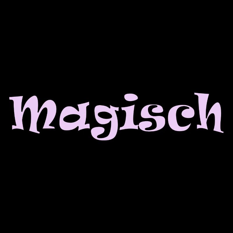 Magical pink lettering