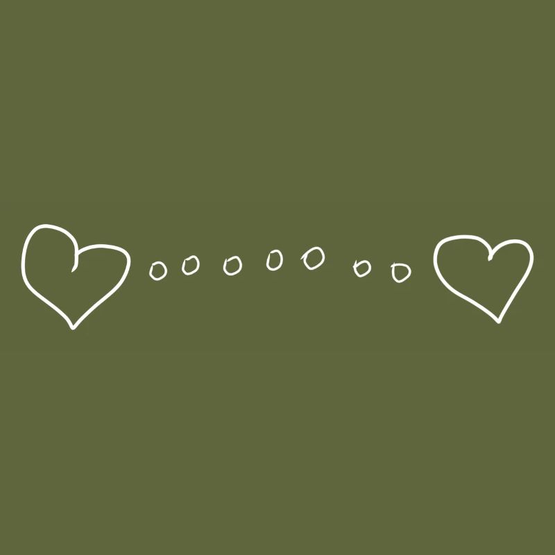 Two Hearts Love Point Circles