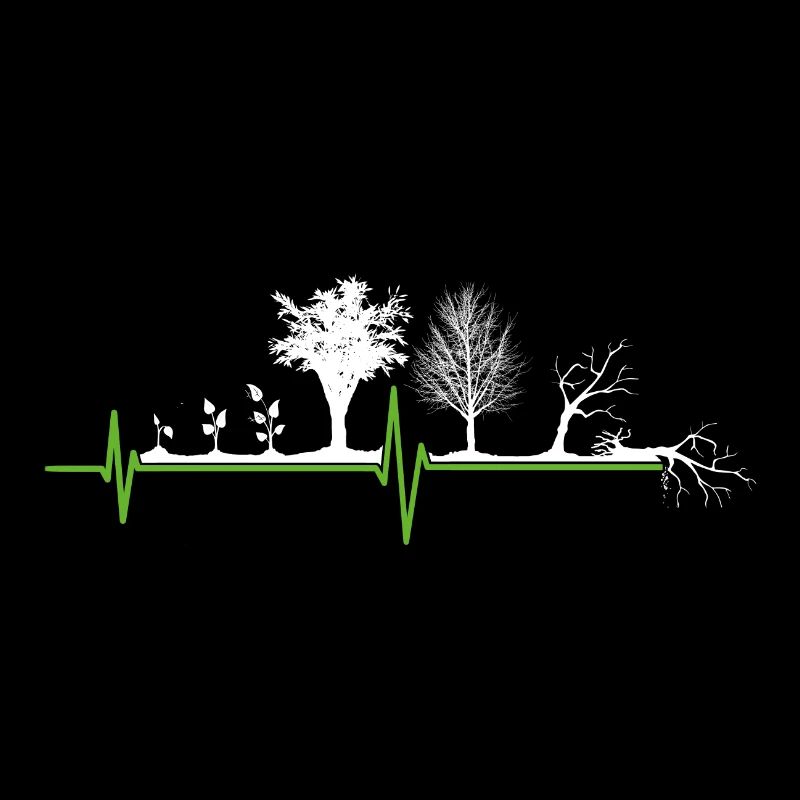 Arbre battement de coeur jardinier évolution jardin nature