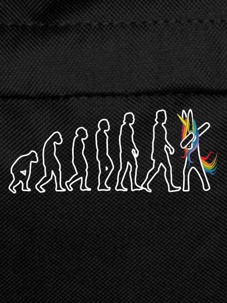 Evolution Einhorn dabbend