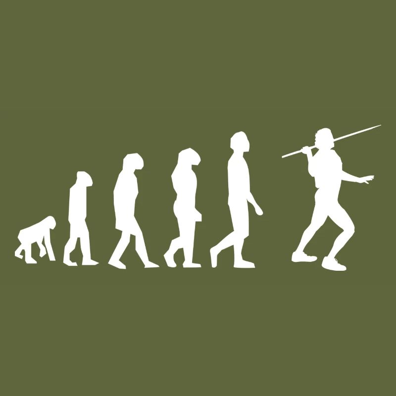 Speerwurf-Evolution