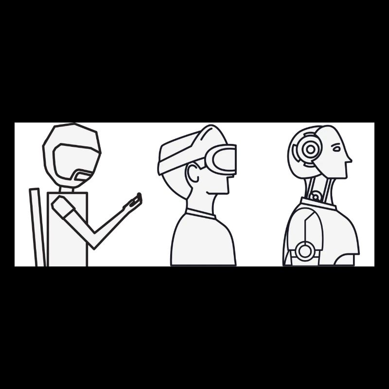 Mobile Phone VR Cyborg