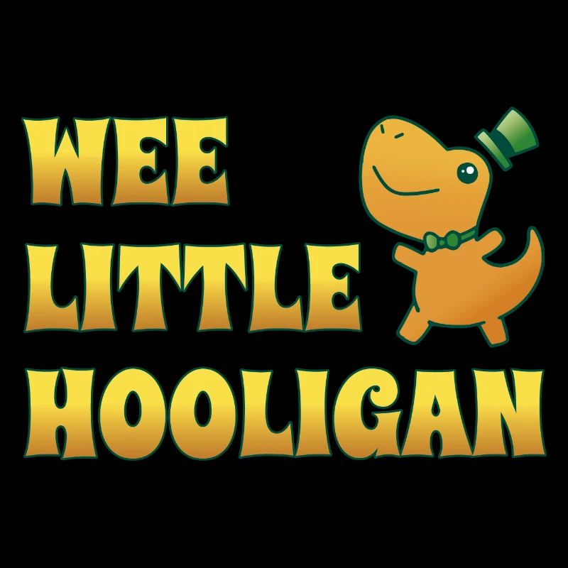 Wee Lil Hooligan Kinder St Patrick s Day Jungen Mädchen