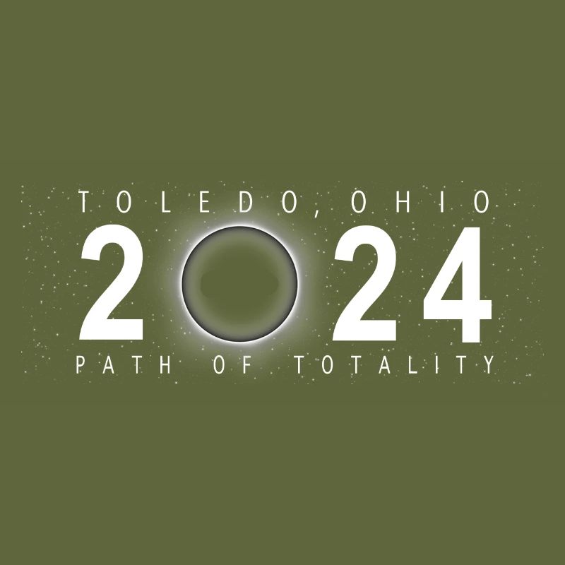 Eclipse de Soleil Toledo Ohio 8 avril 2024