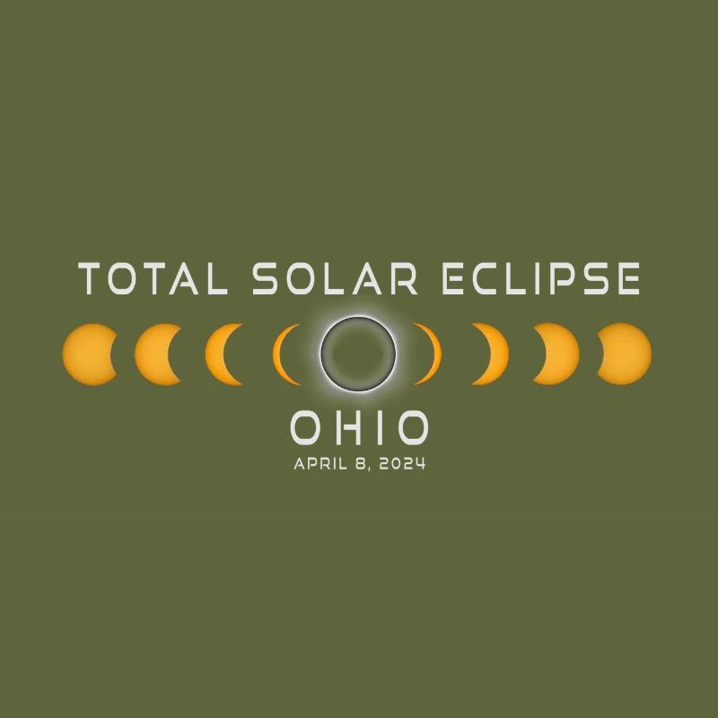 Ohio Solar Eclipse 2024 April 8 Souvenir