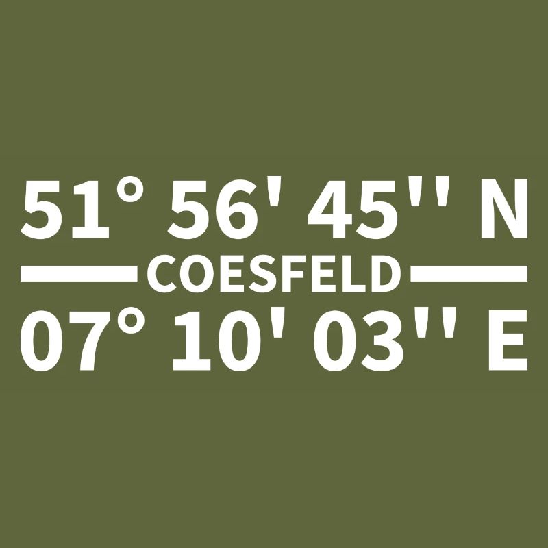 Coesfeld coordinates
