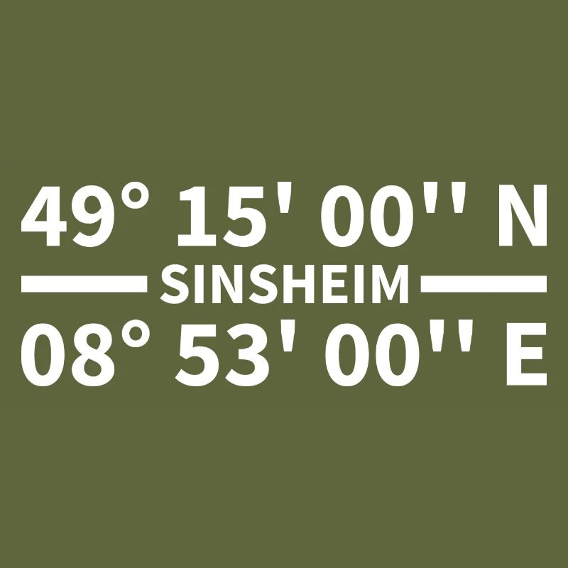 Sinsheim coordinates