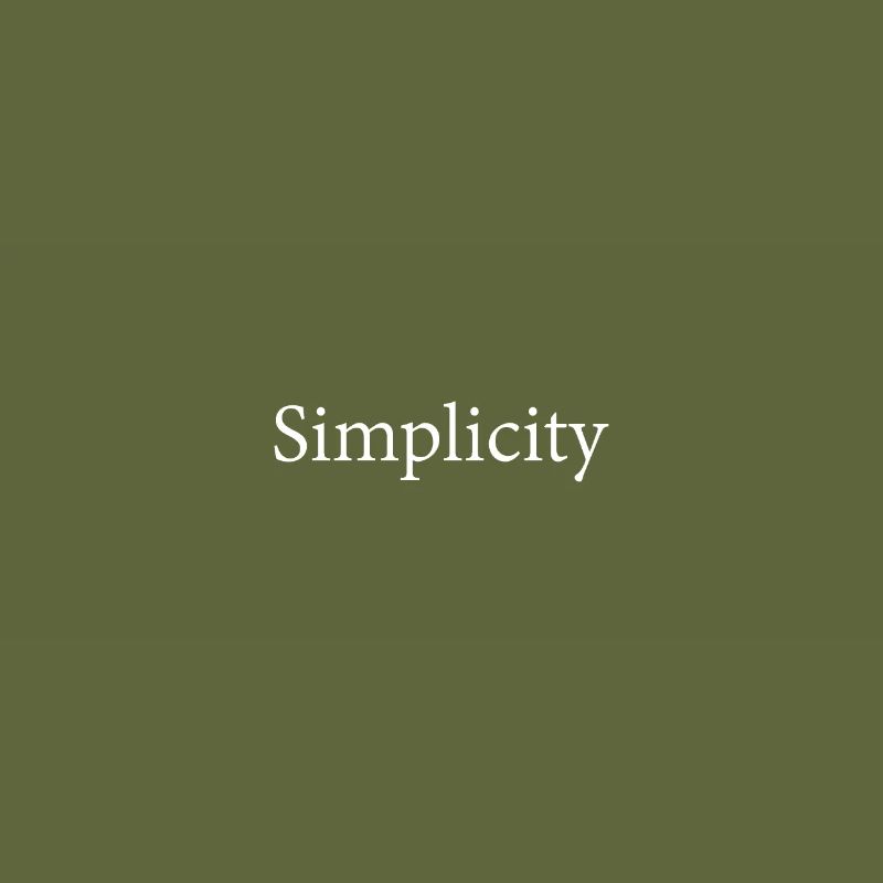 Simplicity is Everything
