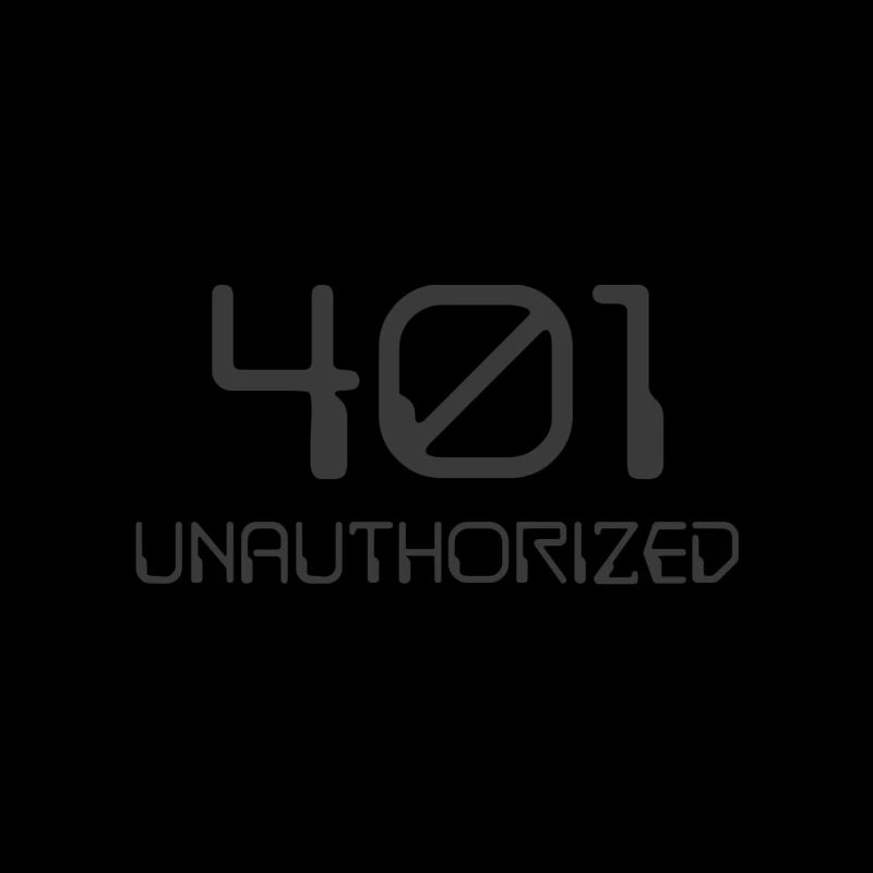 401- unauthorized dark