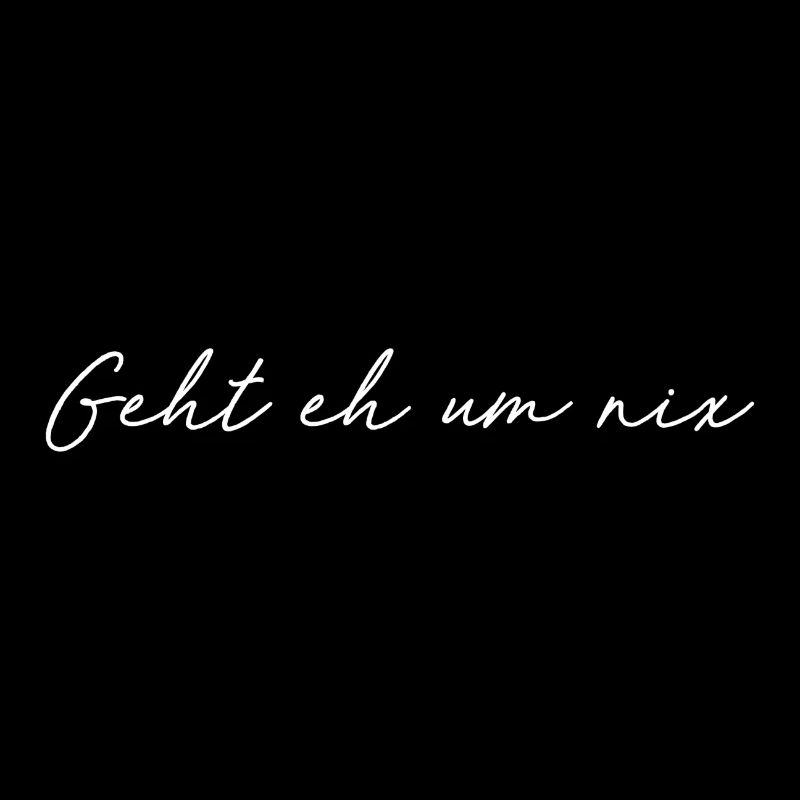 Geht eh um nix