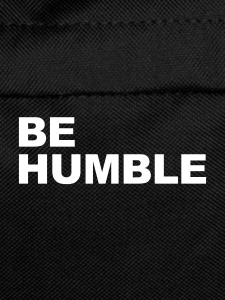 Be Humble in white