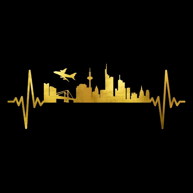 Frankfurt Skyline Heartbeat