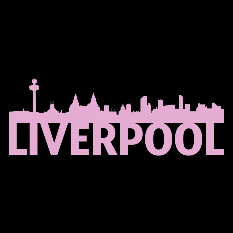 Liverpool Angleterre UK Skyline idée de cadeau