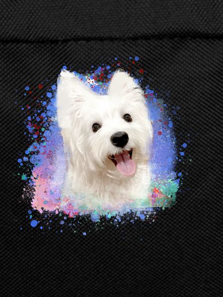 West Highland White Terrier,terrier,dog,graffiti