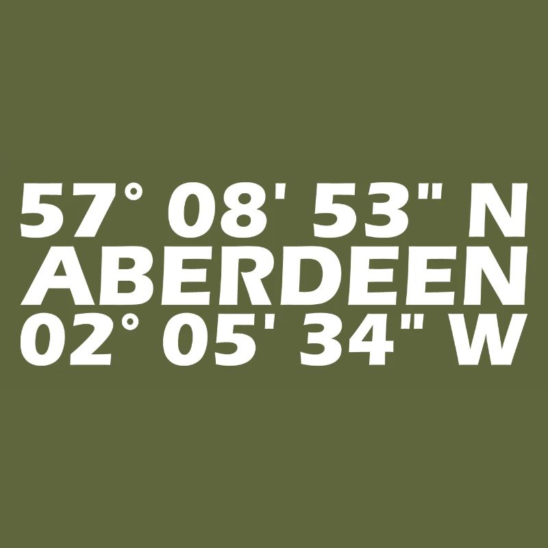 Aberdeen coordinates