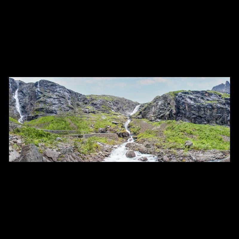 Trollstigen, Tverelva Landscape Stigfossen Norway