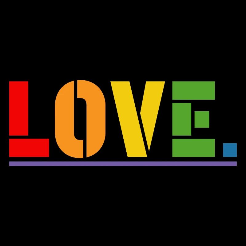 Rainbow shirt love