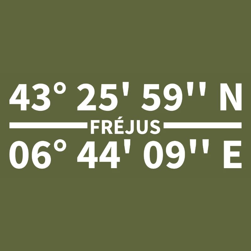 Fréjus coordinates