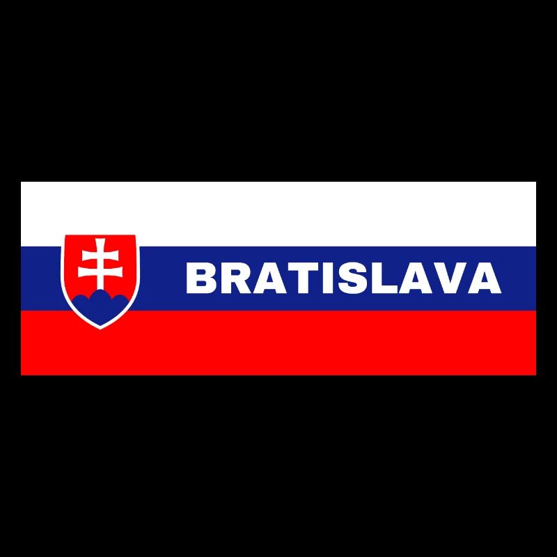 Bratislava dans le drapeau slovaque