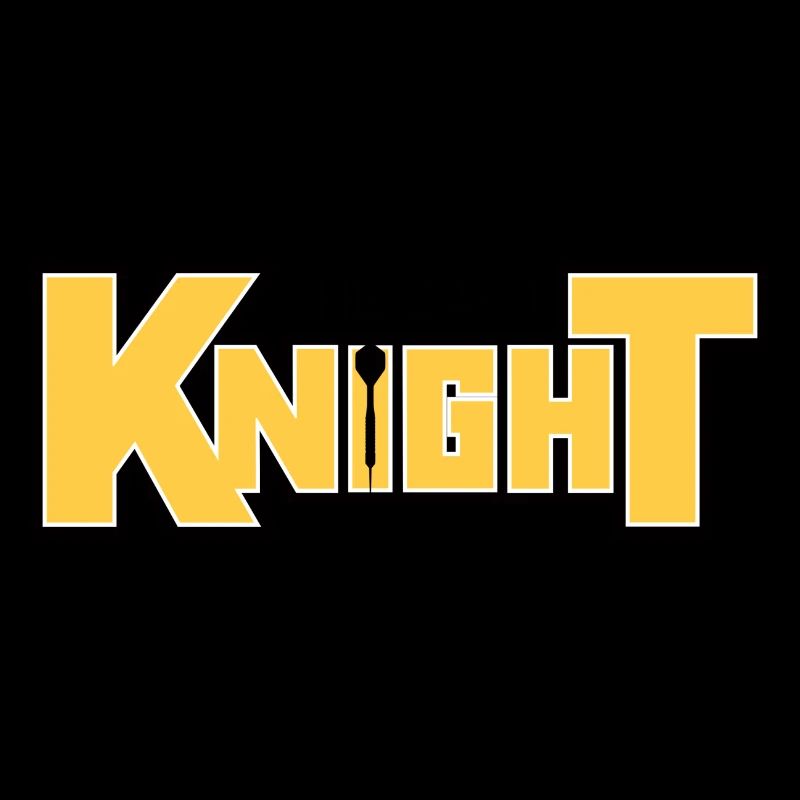 The Dart Knight lettering
