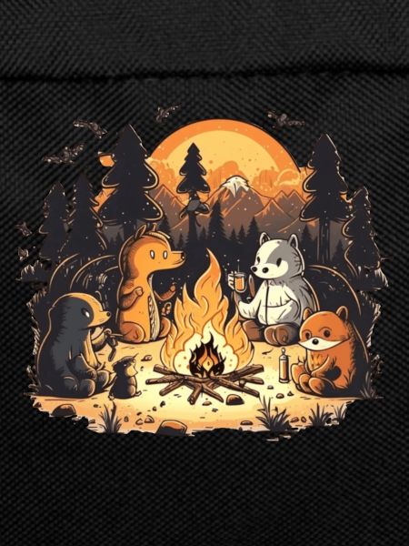 Animals around the campfire