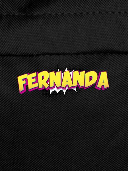 Fernanda benutzerdefinierter Name Comic-Stil Pop-Art,