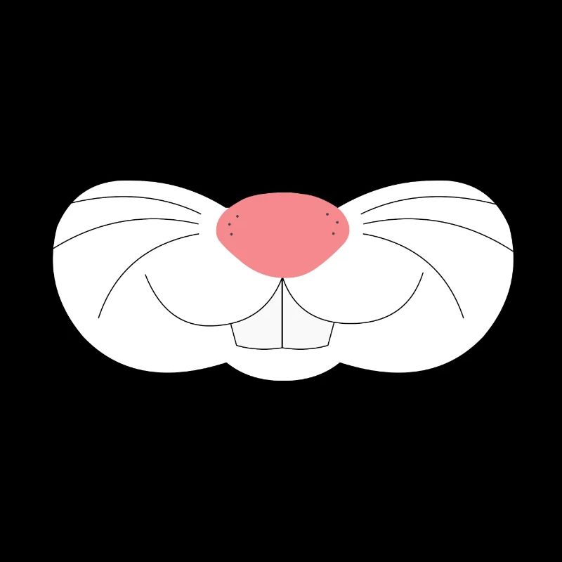 Cute bunny nose