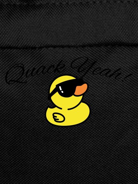 Womens Quak yes Funny Duck