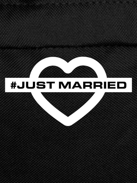 Just Married Wedding Heart
