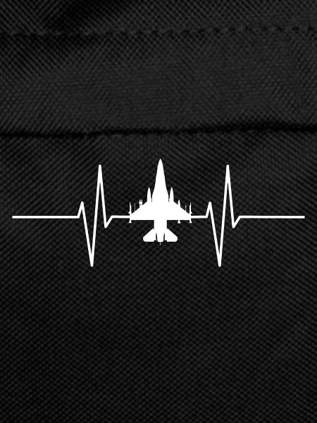 Heartbeat with jet / plane