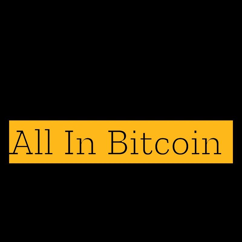 No Shitcoins All In Bitcoin