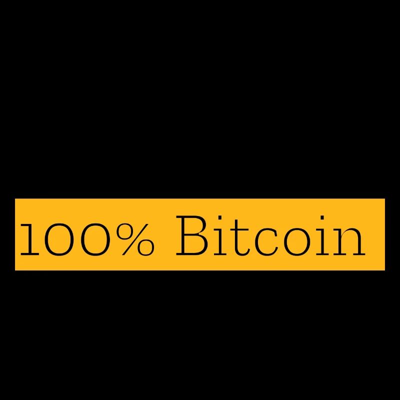 No Shitcoins 100% Bitcoin