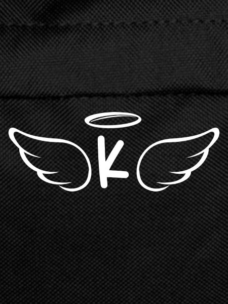 Letter k Angel Wings