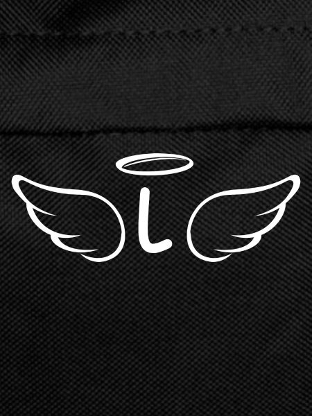 Letter l angel wings