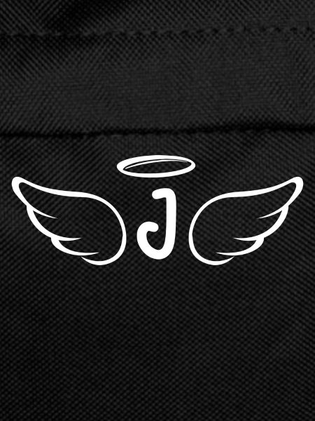 Letter j angel wings
