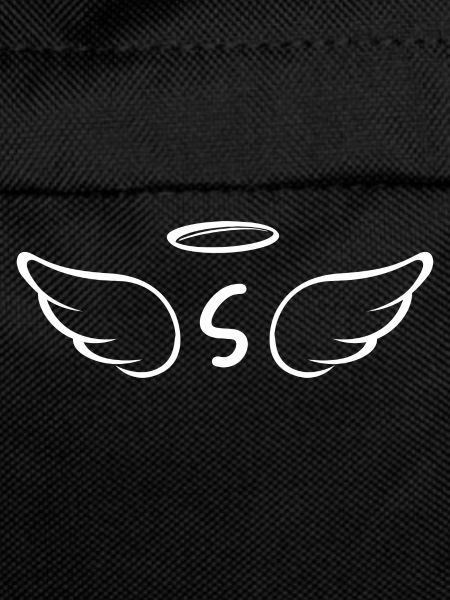 Letter s Angel Wings