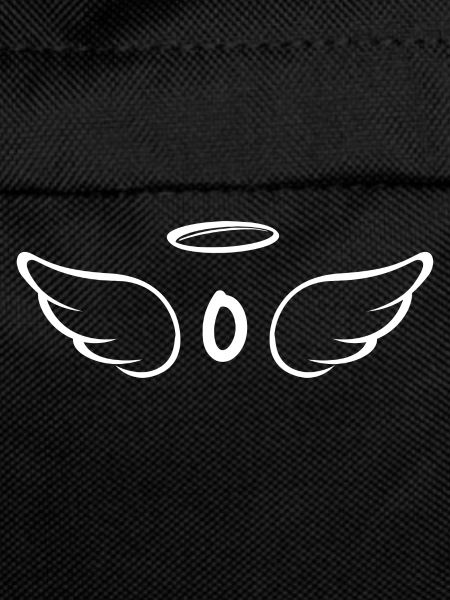 Letter o angel wings