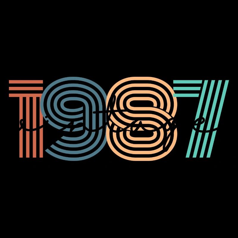 1987 Vintage Retro