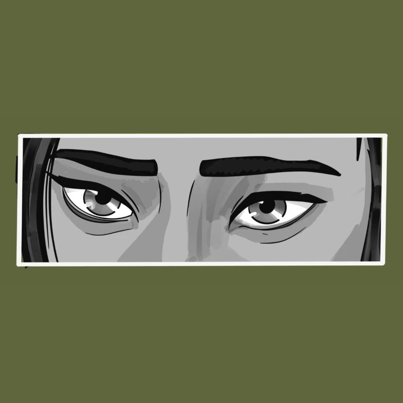 Cait Eyes BW