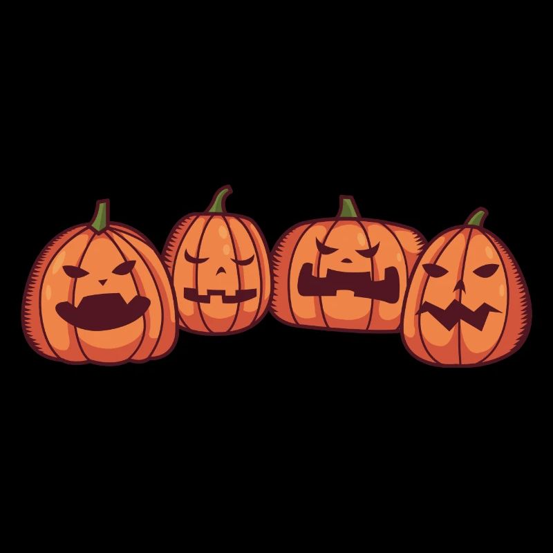 Pumpkin With Human Face.