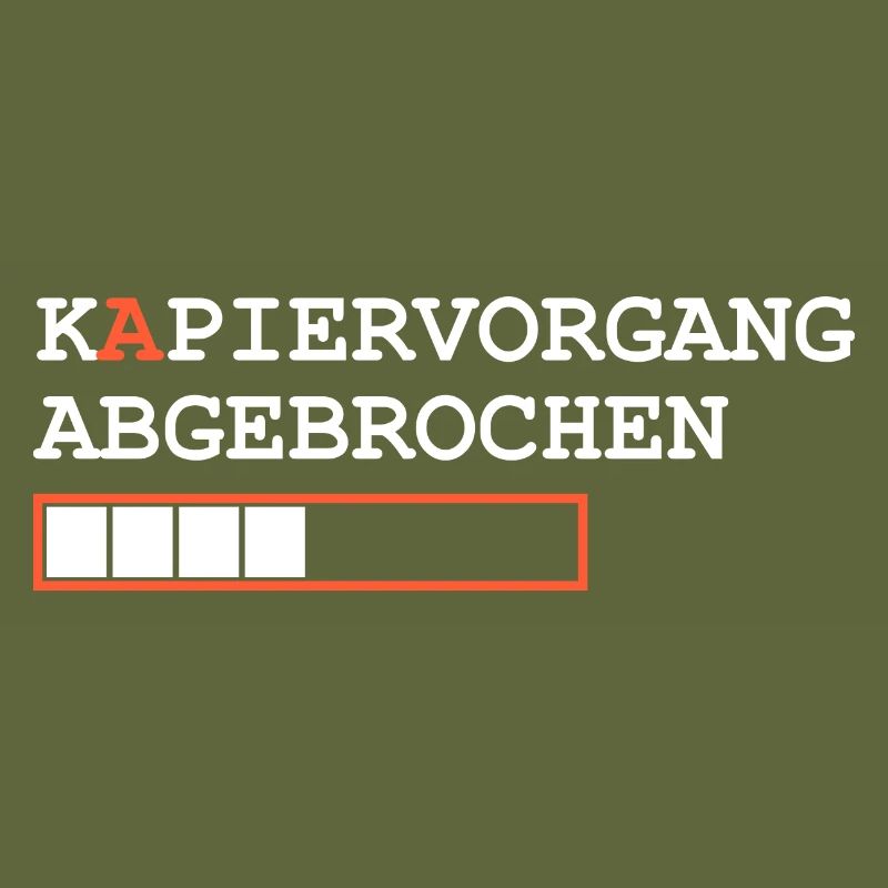 Kapiervorgang abgebrochen
