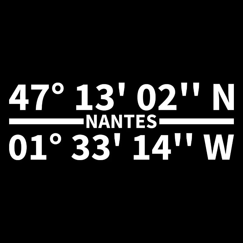 Coordonnées de Nantes